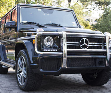 Rent a Mercedes G63 luxury SUV